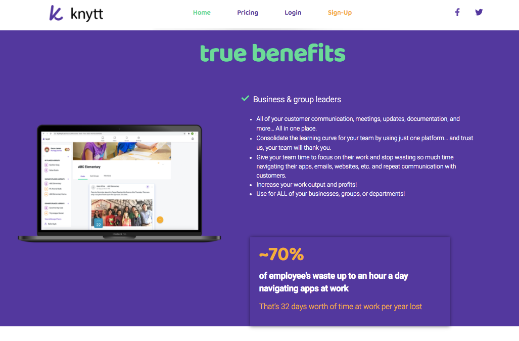 Knytt Website 3